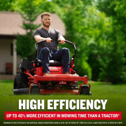CRAFTSMAN Z3200 ZRT Mower High Efficiency Claim