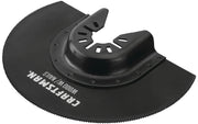 Photo of Craftsman wood and nails saw blade, black color, SKU CMAO113, shown at an angle on white background.