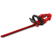 Photo of Craftsman hedge trimmer CMCHT810, red and black, angled view on white background.