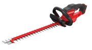 Photo of Craftsman hedge trimmer CMCHTS820B, red and black, front angled view on white background.