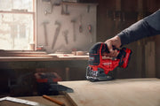 Photo of Craftsman cordless jigsaw CMCS650B cutting wood in workshop.