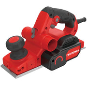 Photo of Craftsman electric hand planer CMEW300, red and black, front angled view on white background.