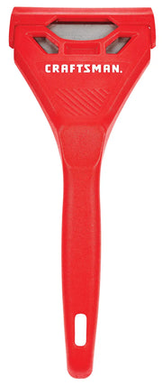 Craftsman red ice scraper CMXCESDSR07 white background beauty shot front view
