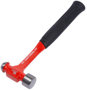 Photo of Craftsman ball peen hammer CMHT54179 with red handle and black grip on white background.