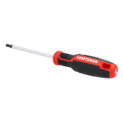 Photo of Craftsman black and red screwdriver CMHT65178 with textured grip, angled on white background.