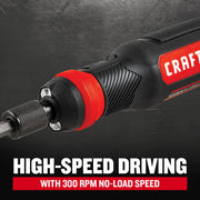 Photo of Craftsman graphics featuring model CMHT66718B20, showing power tool head with red and black detail.