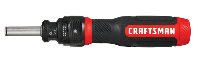 Craftsman ratcheting screwdriver CMHT68001 white background beauty shot side angle
