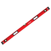 Photo of Craftsman red box level with three vials, CMHT82347, top angle on white background.