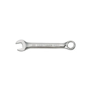 Photo of CRAFTSMAN 9mm combination wrench, silver finish, SKU CMMT12083, top view on white background.