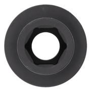 Close-up view of a Craftsman socket, showing the interior six-point opening and the round exterior shape.