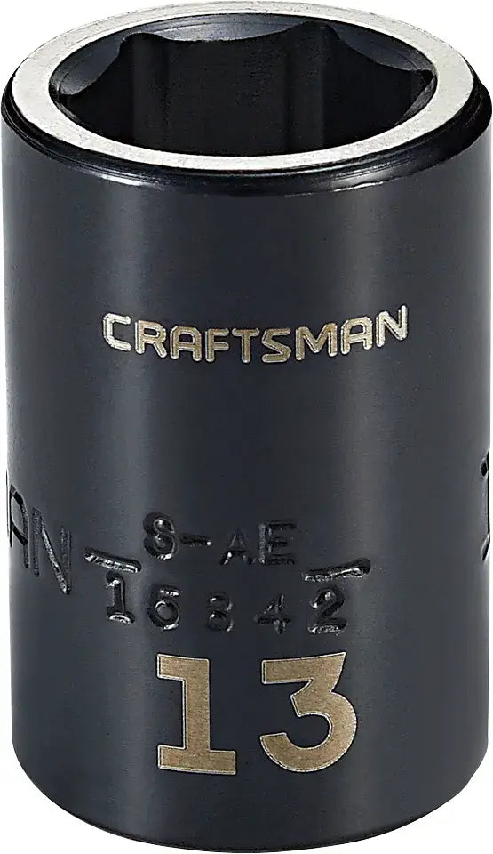 View of CRAFTSMAN Sockets: Shallow on white background