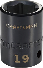 View of CRAFTSMAN Sockets: Impact on white background