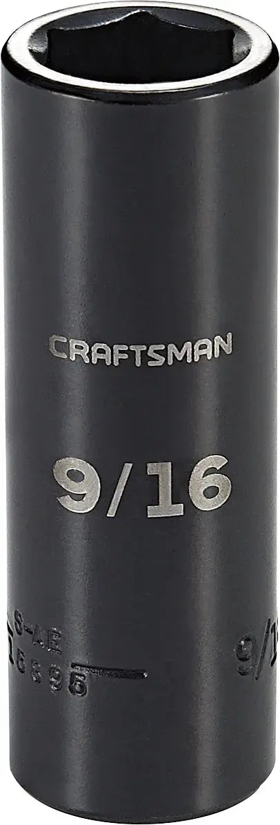 9 sixteenths inch S A E deep impact socket.
