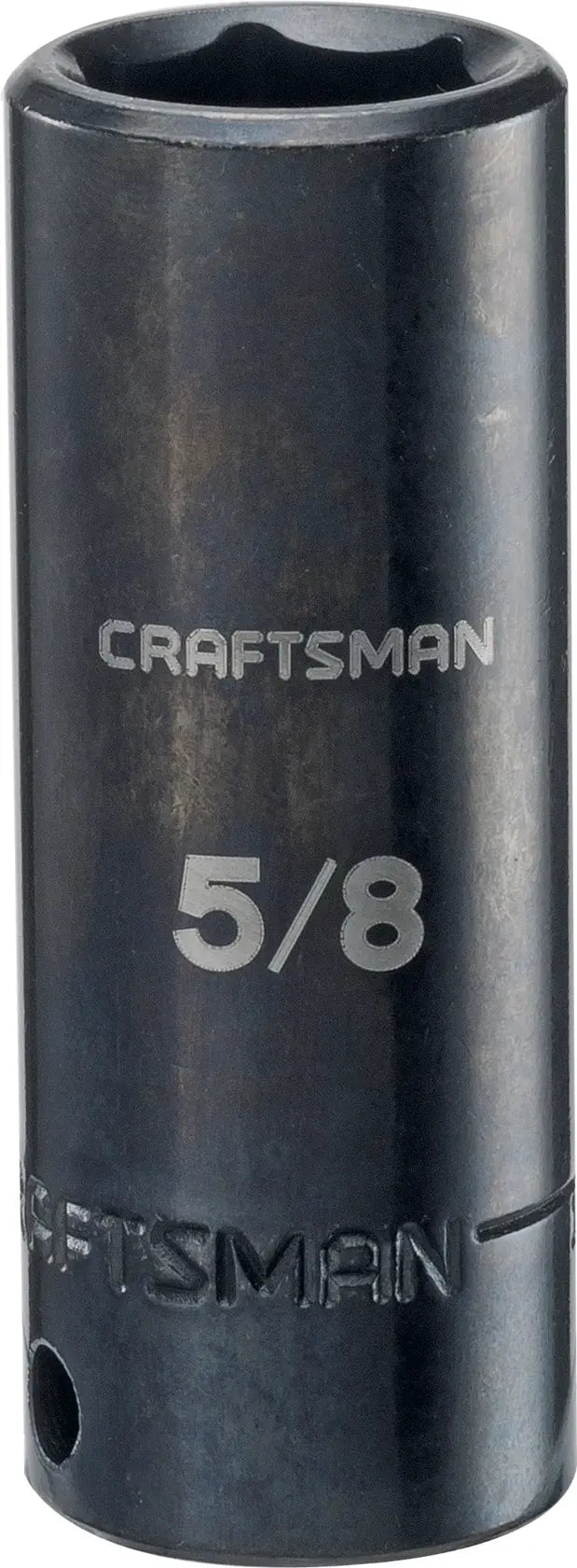 Craftsman deep 5/8 inch socket, SKU CMMT15896, black finish, photographed on white background, tool category.