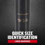 Photo of Craftsman socket with large 9/16 size markings, SKU CMMT15998, graphics category.