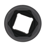 Close-up view of a CRAFTSMAN socket tool showing its square drive opening and circular shape.