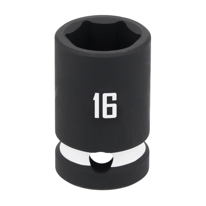 A black Craftsman socket tool with the number 16 printed in white, designed for use with a ratchet or wrench.