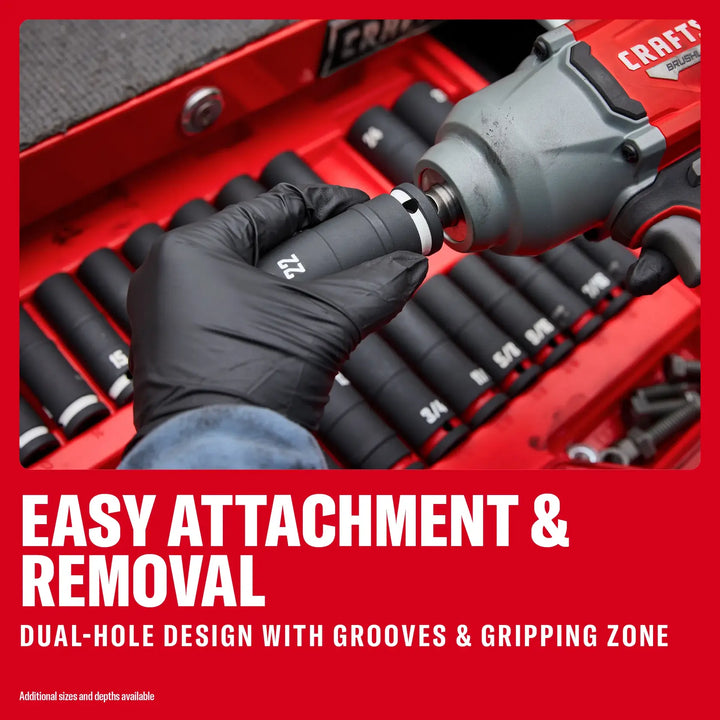 CRAFTSMAN graphics display dual-hole socket set, easy attachment. SKUs: 0-29-808, CMMT16997, CMMT16893, CMMT16175