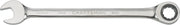 Photo of Craftsman CMMT42573 15mm combination wrench, chrome finish, front angle on white background.