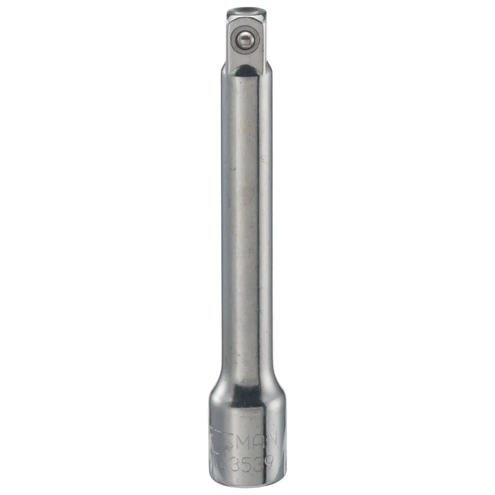 Photo of Craftsman CMMT43539 socket extension, silver color, front view on white background.