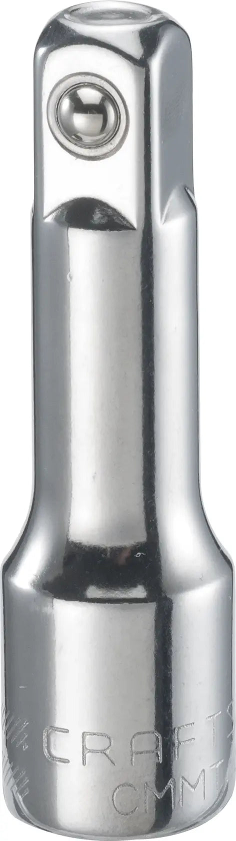 Craftsman CMMT44133 chrome socket extension, shown upright with engraved branding, white background.