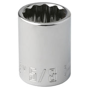 Photo of Craftsman 5/8 inch socket, model CMMT44335, chrome finish, on white background, tool category.