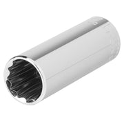 Craftsman chrome socket tool CMMT44422, photography of front angle on white background.
