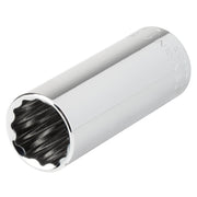 Craftsman CMMT44423 chrome deep socket tool, shown angled on white background.