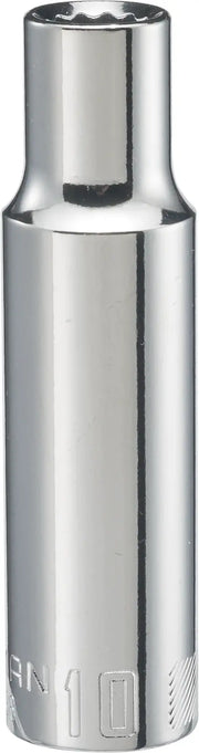 Photo of Craftsman chrome deep socket, SKU CMMT44438, shown upright on white background.