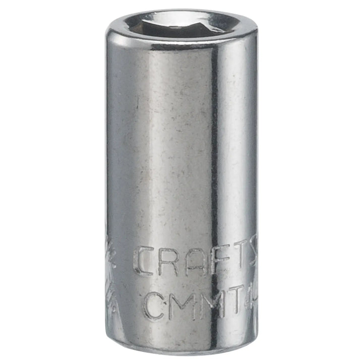 Photo of Craftsman socket CMMT44955, chrome finish, tool category, front angle on white background.