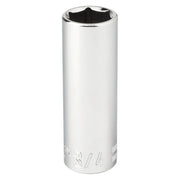 Craftsman 3/4 inch chrome deep socket, cylindrical, front angle, CMMT45935.