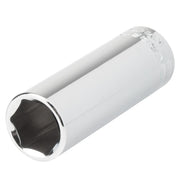 Craftsman chrome socket tool, deep design, hex pattern, white background, CMMT45935.