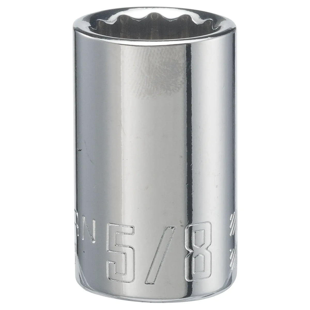 CRAFTSMAN CMMT47505 chrome 5/8-inch socket tool, front angle, on white background.