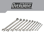 Photo of CRAFTSMAN 12-piece combination wrench set, SKU CMMT87811, chrome finish, angled on white background.