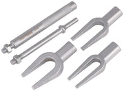 Photo of Craftsman CMMT98340 automotive fork tool set with four forks and two handles, white background.