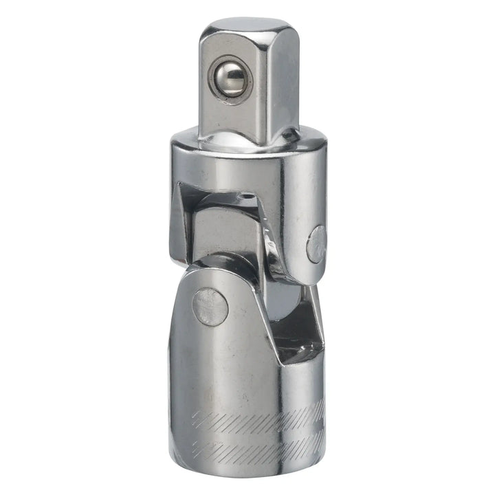 Craftsman CMMT99294 chrome universal joint socket adapter photographed on white background, front angle.