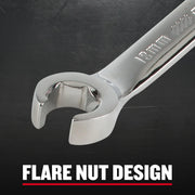 CRAFTSMAN flare nut wrench with open-end 13mm, angled view, SKU CMMT99333, graphics category.