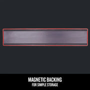 Craftsman magnetic tool holder CMMT99418, rectangular with red border, shown from top angle on white background.