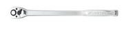 Photo of Craftsman long-handle ratchet, silver finish, model CMMT99441, tool shown flat on white background.