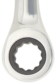 Close-up photo of CRAFTSMAN ratcheting wrench head, SKU CMMT99756, silver finish, white background.