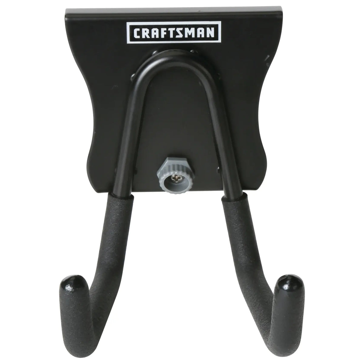 Front view photo of Craftsman double hook wall mount, black, SKU CMST82607VT.