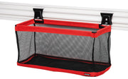 Photo of Craftsman mesh storage bin CMST82619VT with red trim, wall-mounted, front angle on white background.