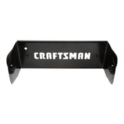 Front angle photo of Craftsman black metal wall bracket, SKU CMST82695, with logo cutout.