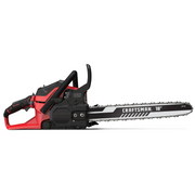 Photo of Craftsman chainsaw, 18 inch bar, SKU CMXGSAMY42N8, side view on white background.