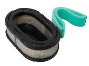 Craftsman oval air filter with foam pre-filter CMXGZAM11078 white background beauty shot top angle