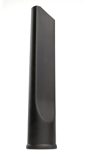 A black, elongated vacuum cleaner nozzle attachment photographed on a white background. It has a flat, narrow design for cleaning tight spaces.